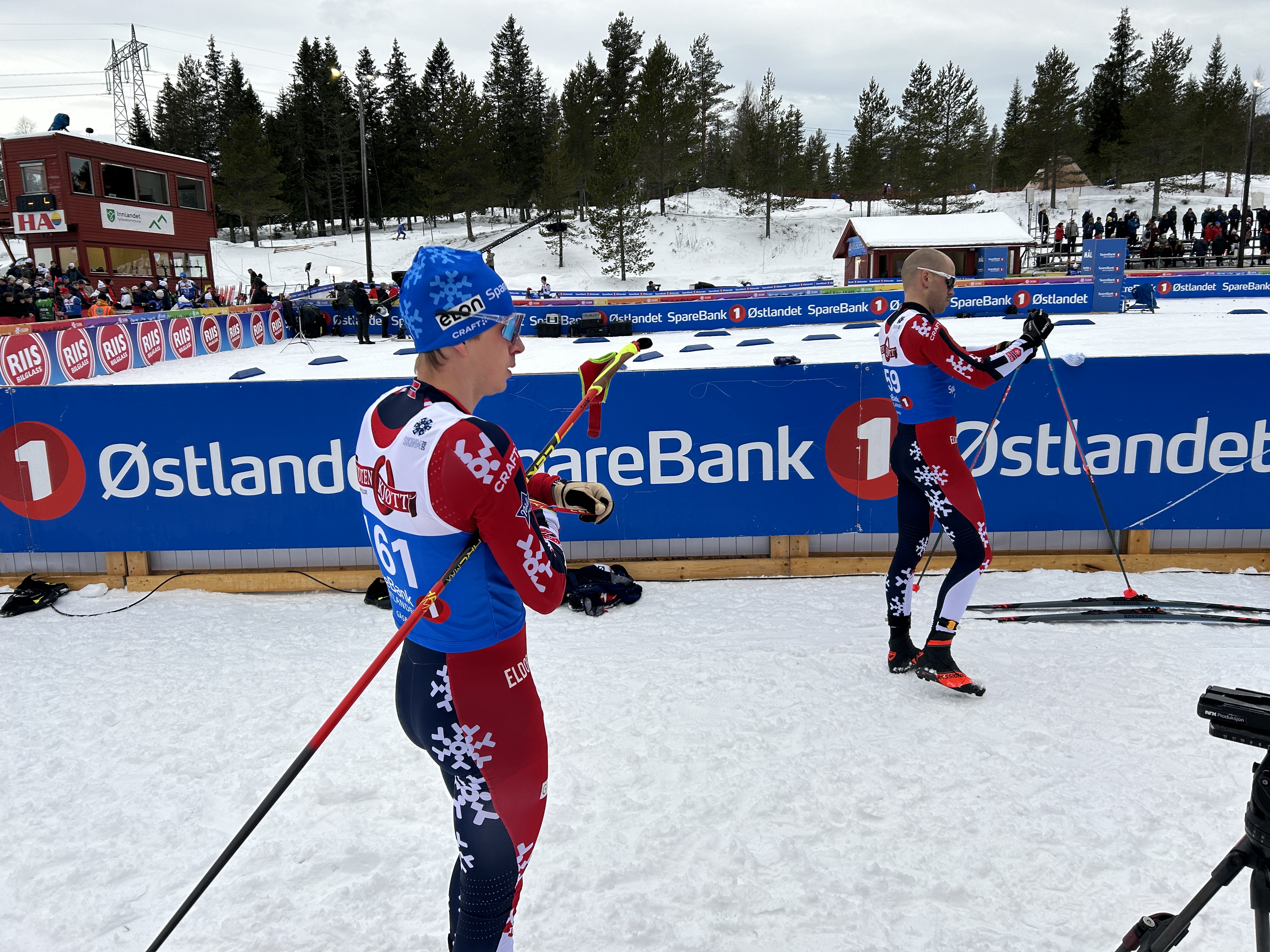 Simen Hegstad Kruger og Paal Golberg klare til start.