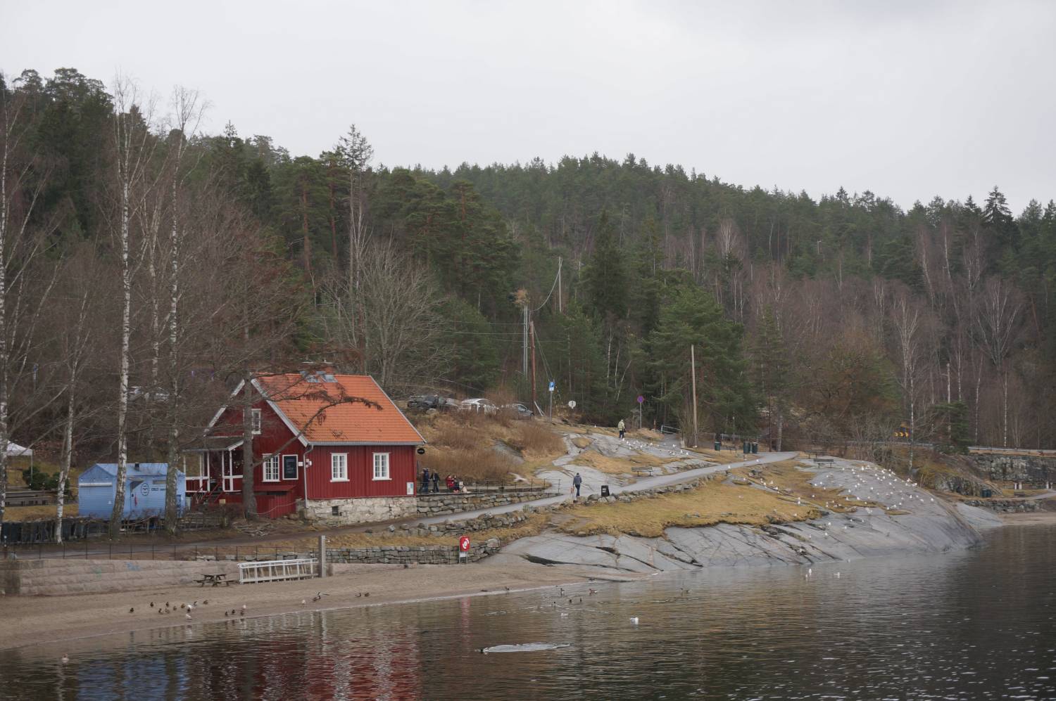 Anne på landet, en kafé i Hvervenbukta.