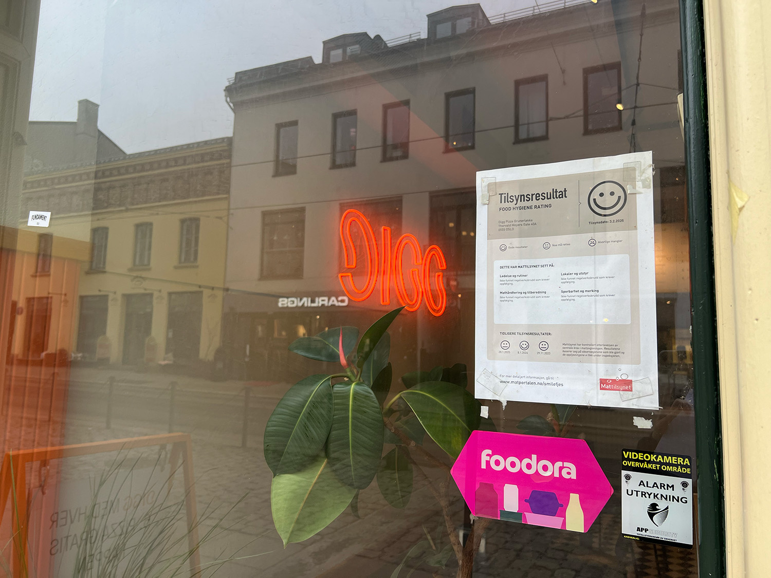 Tilsynsresultatene til Digg Pizza løkka