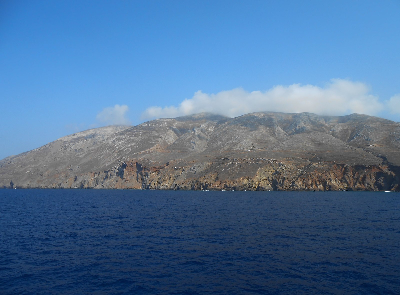 Et bilde av øyen Kasos i Hellas