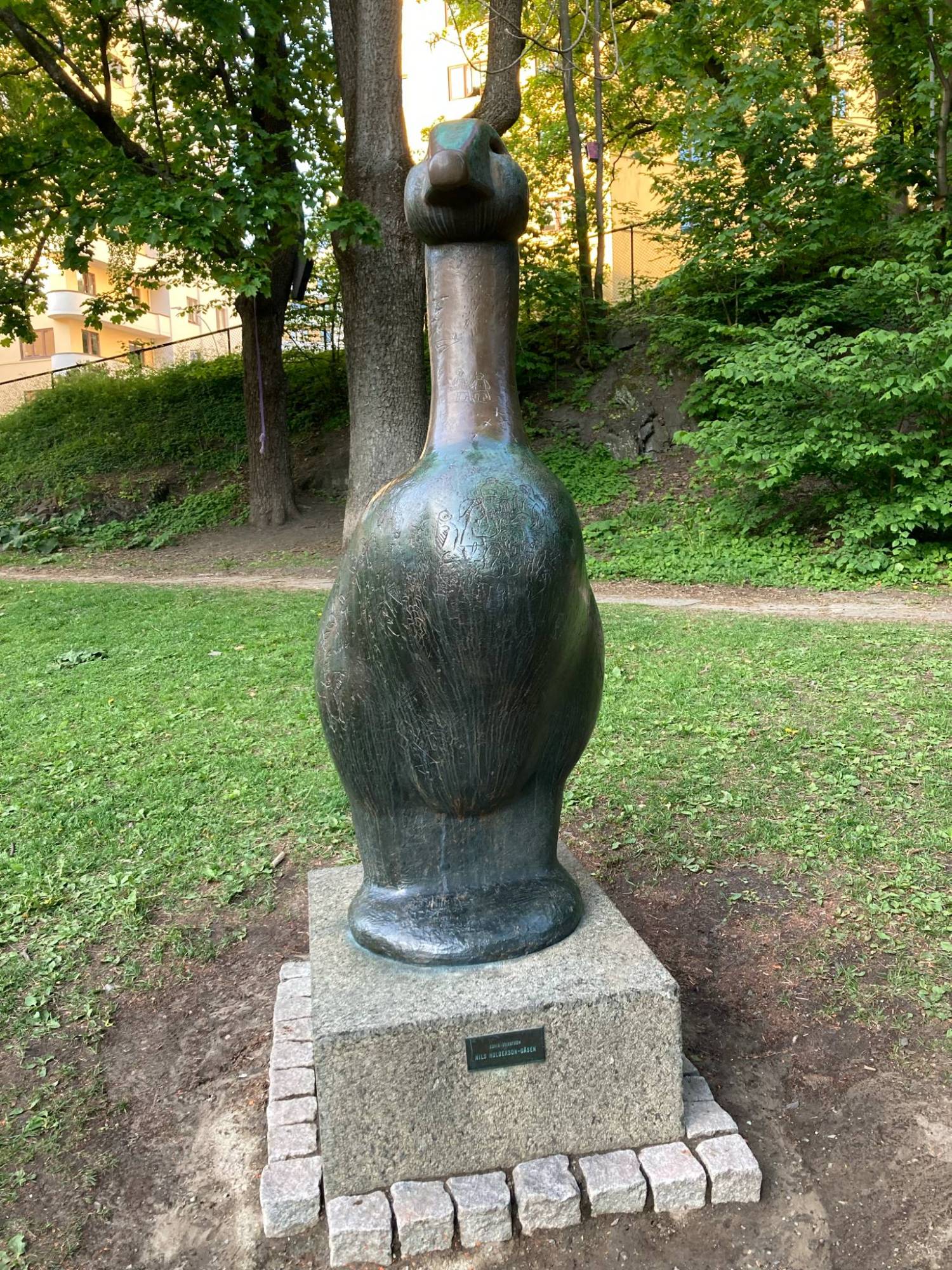 Gåsa ved damstredet - nydusjet