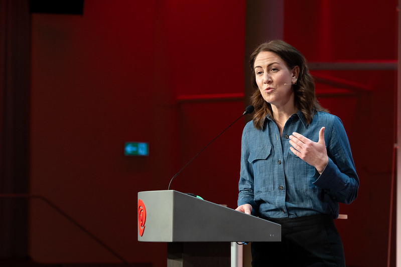 tonje brenna på arbeiderpartiets landsmøte i 2024