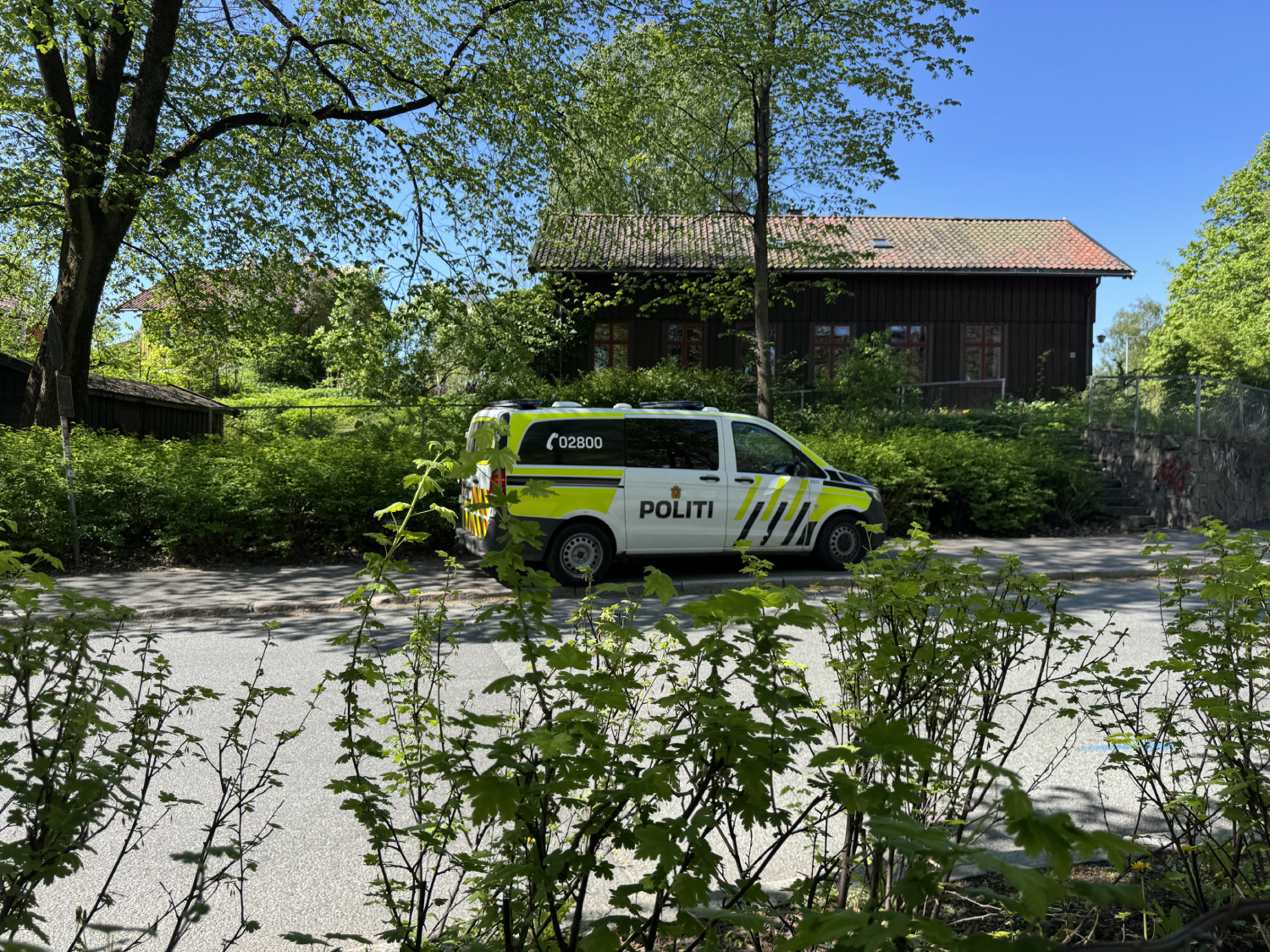 Politibil tilstede etter trafikkulykke i Blinderveien