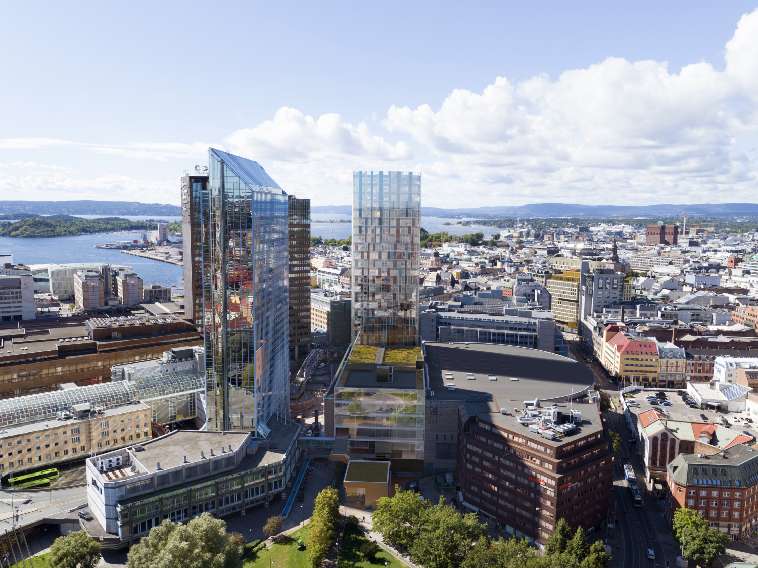 Illustrasjon fra Vaterlandsparken mot Spektrum