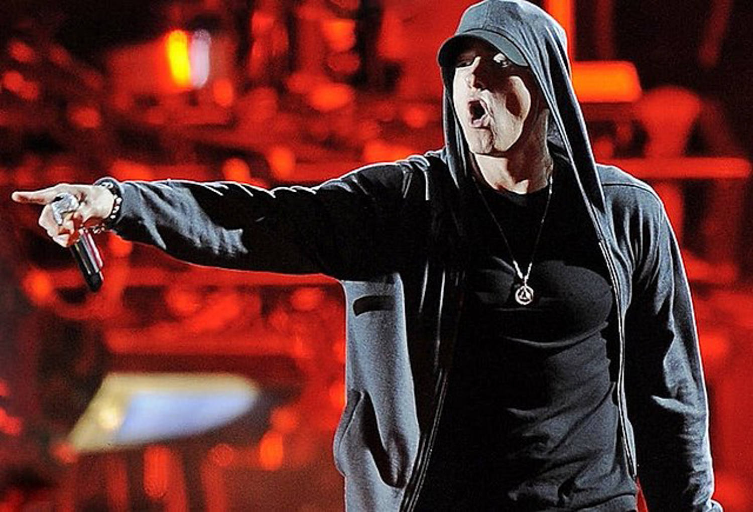 Eminem på scenen