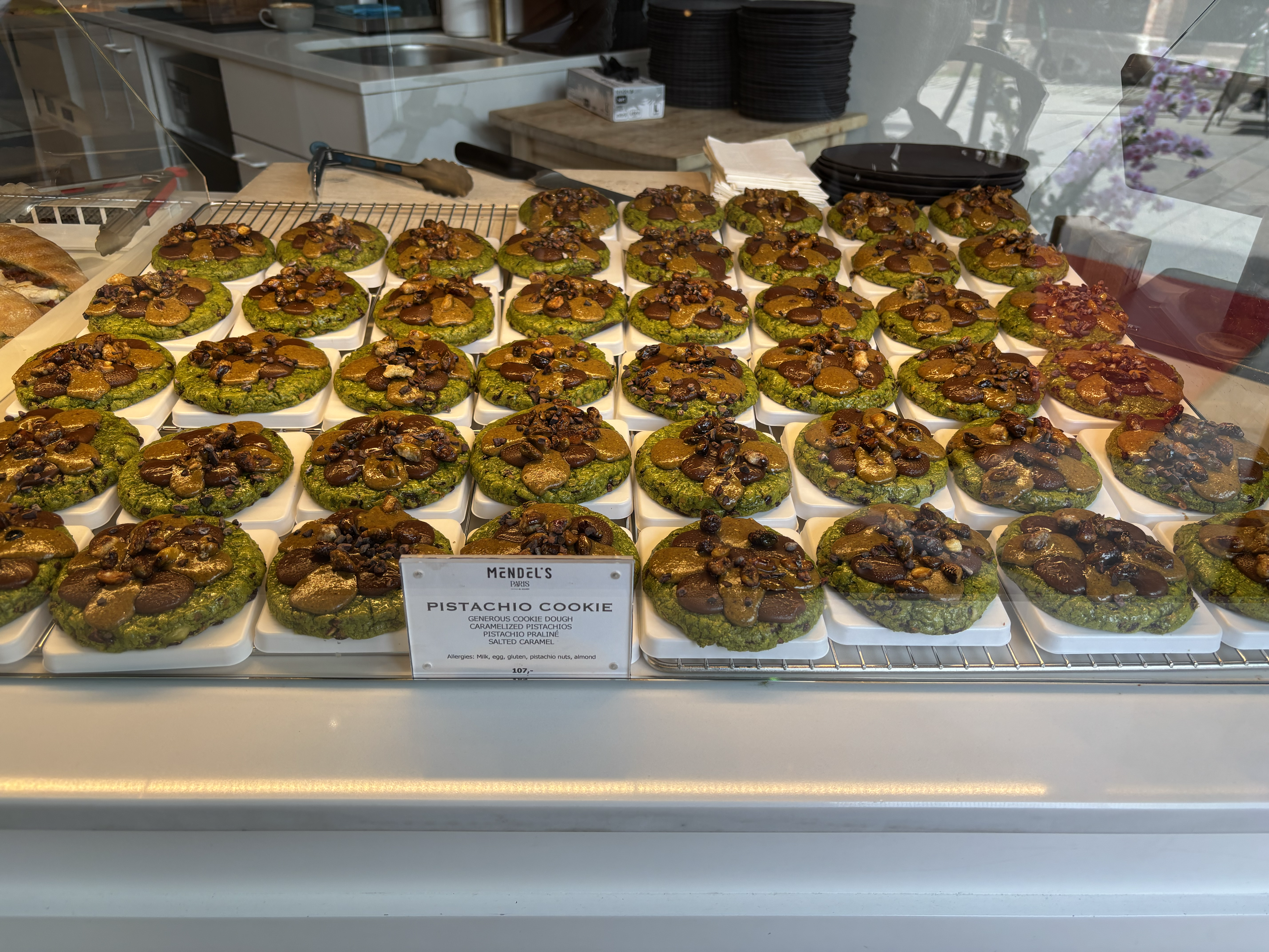 Mendel's sine pistasj cookies