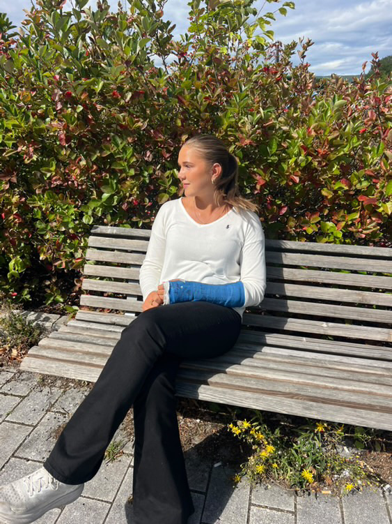 Langrennsløper med tisk