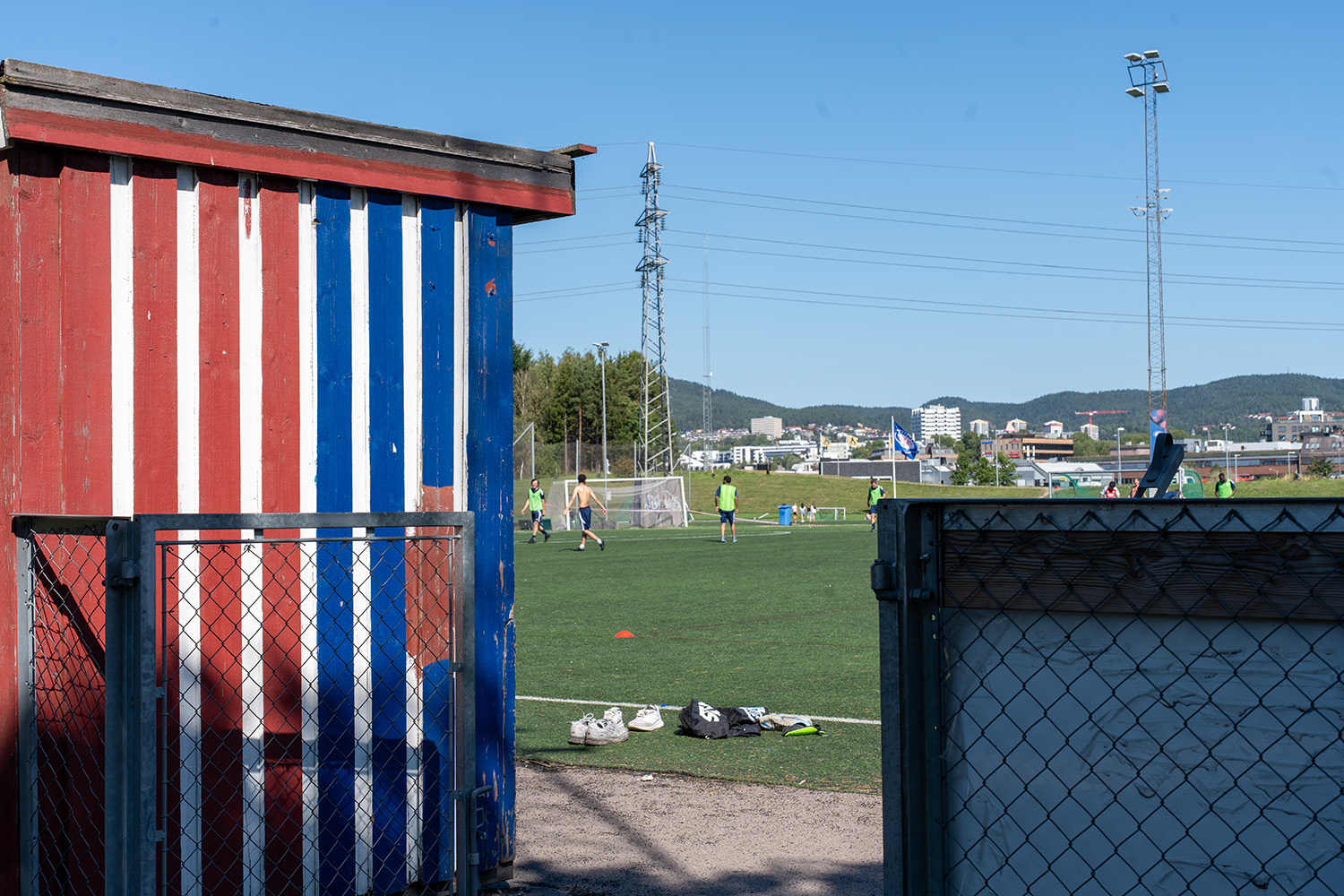 Benk på Valle Hovin