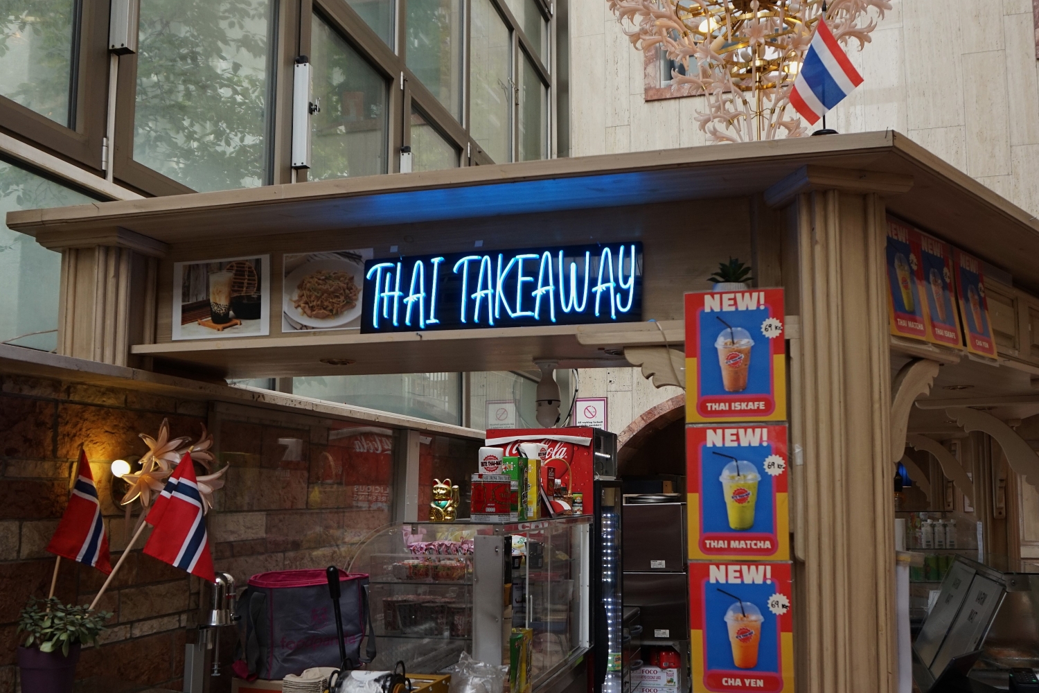 Thaisjappe inne i bingohallen på Schousplass