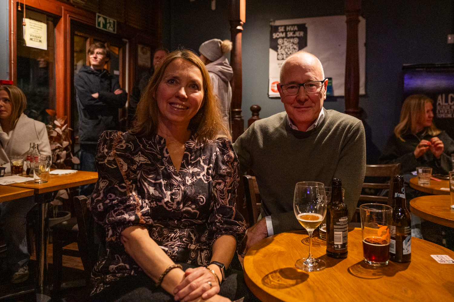 Portrett av Dag Erlend Henriksen og kona