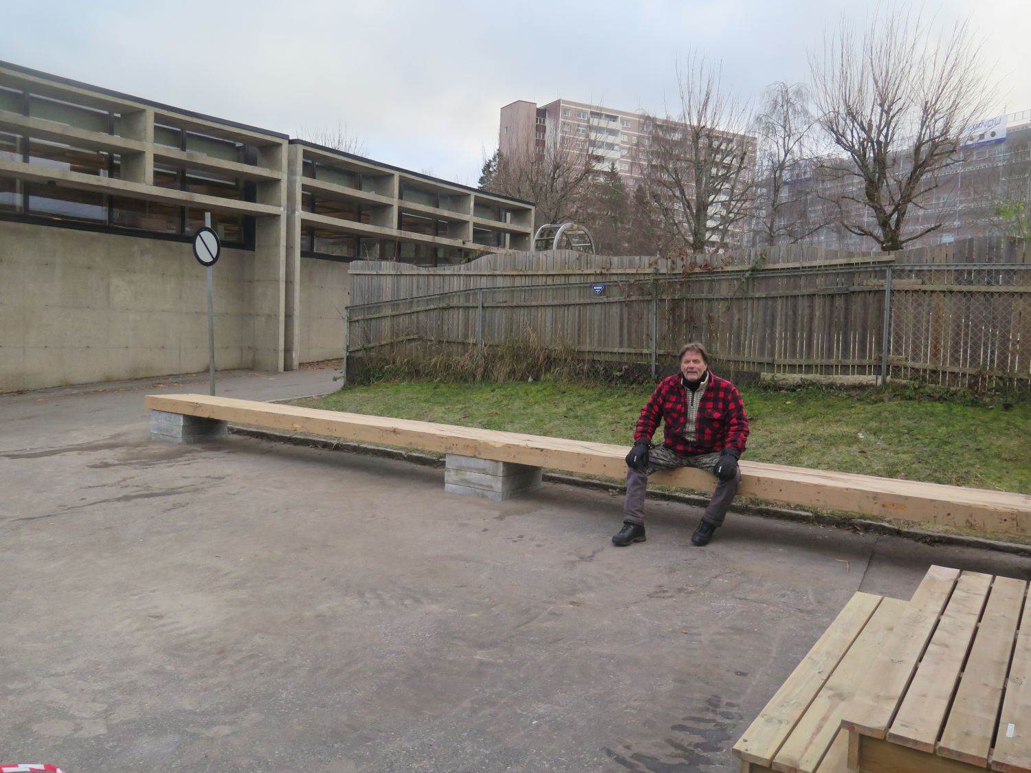 Bjørn Zarbell på det som kan bli Ellas plass.