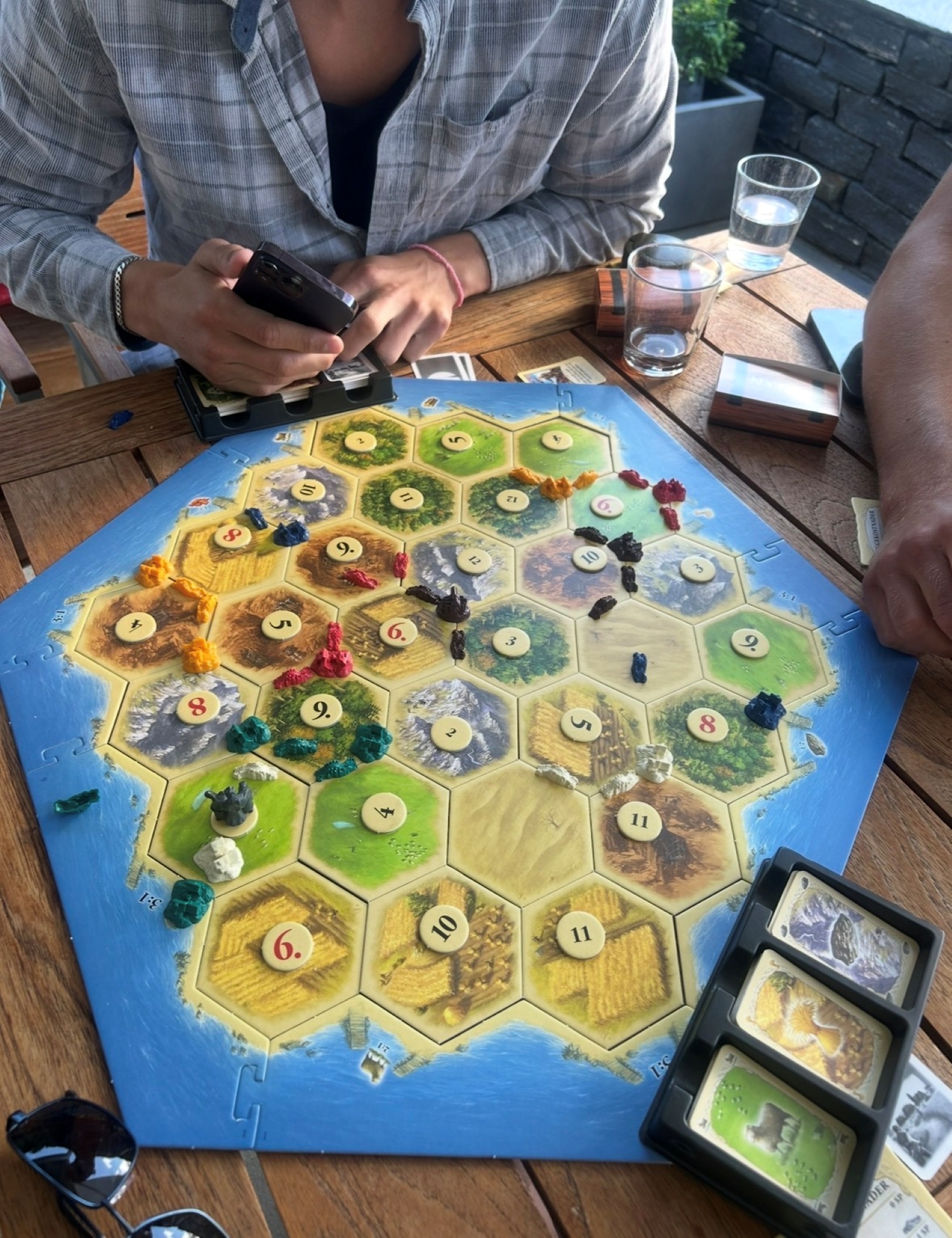 Catans spillbrett.