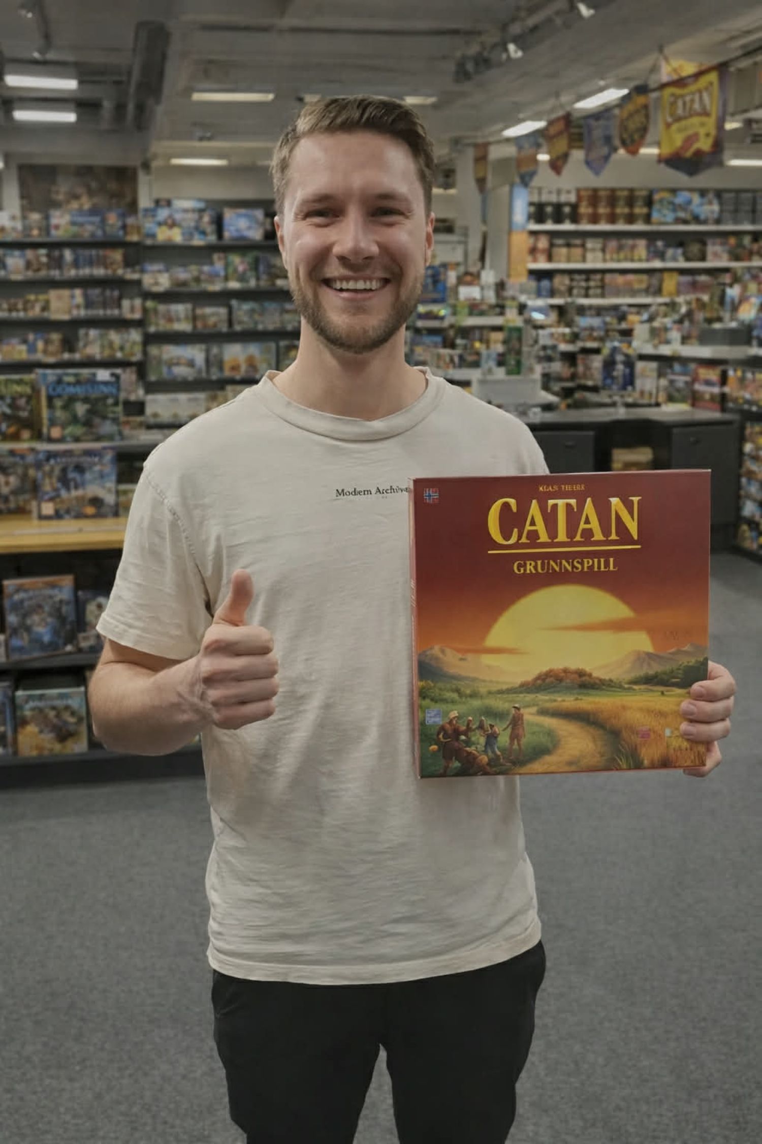 Regjerende norgesmester i Catan, Erlend Hurum.