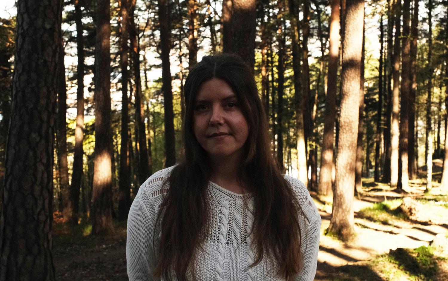 Siri Tollefsen i Ekebergskogen