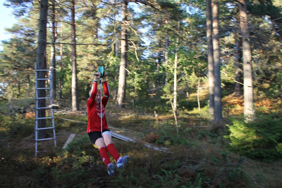 jens på ziplinen