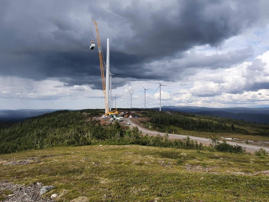 Vindturbinparken i Selbu, Trøndelag