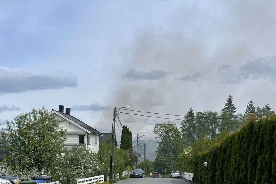 Røyk på Gjøvik