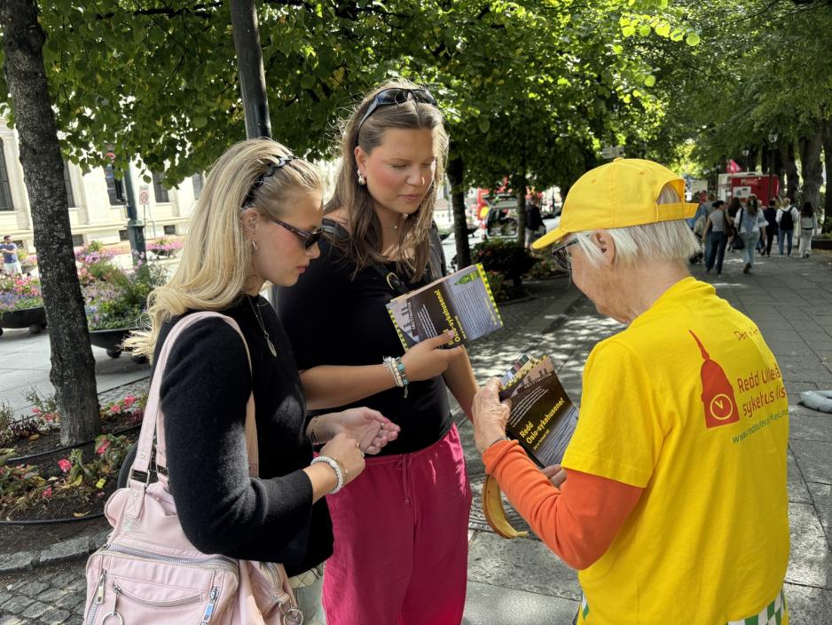 Mimi forsøker aktivt å få velgere til partiet. Mimi forsøker aktivt å få velgere til partiet.