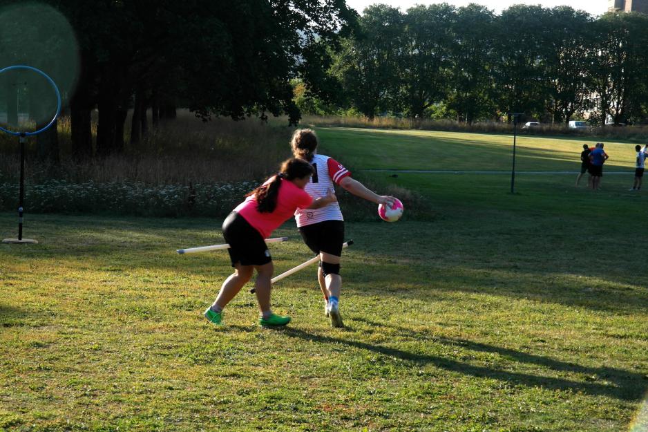Mariyah og Toph duell i OSI Quadball