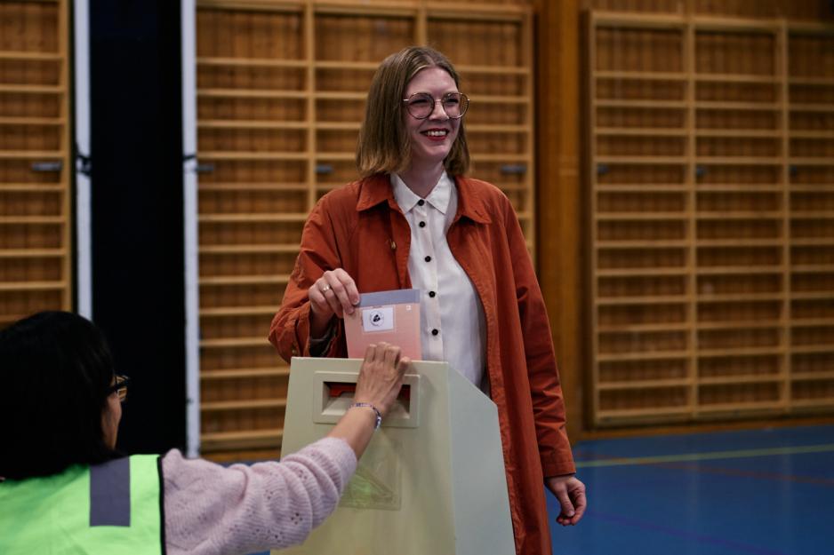 Her gir partilederen til Rødt sin stemme. 
