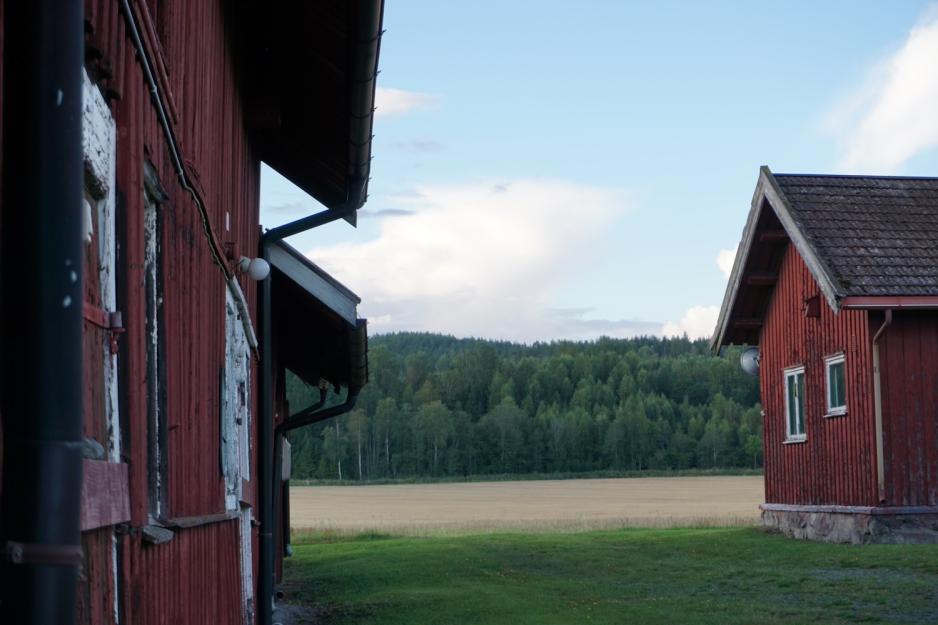Nærbilde av en gård 