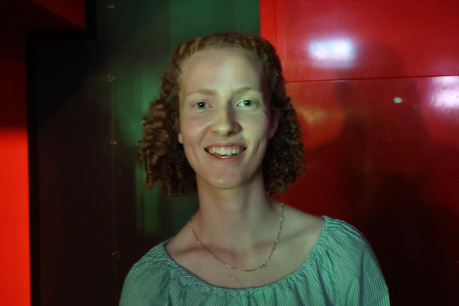 Sofie Deressa Vaagland fra Grønn ungdom på MDG sin valgvake