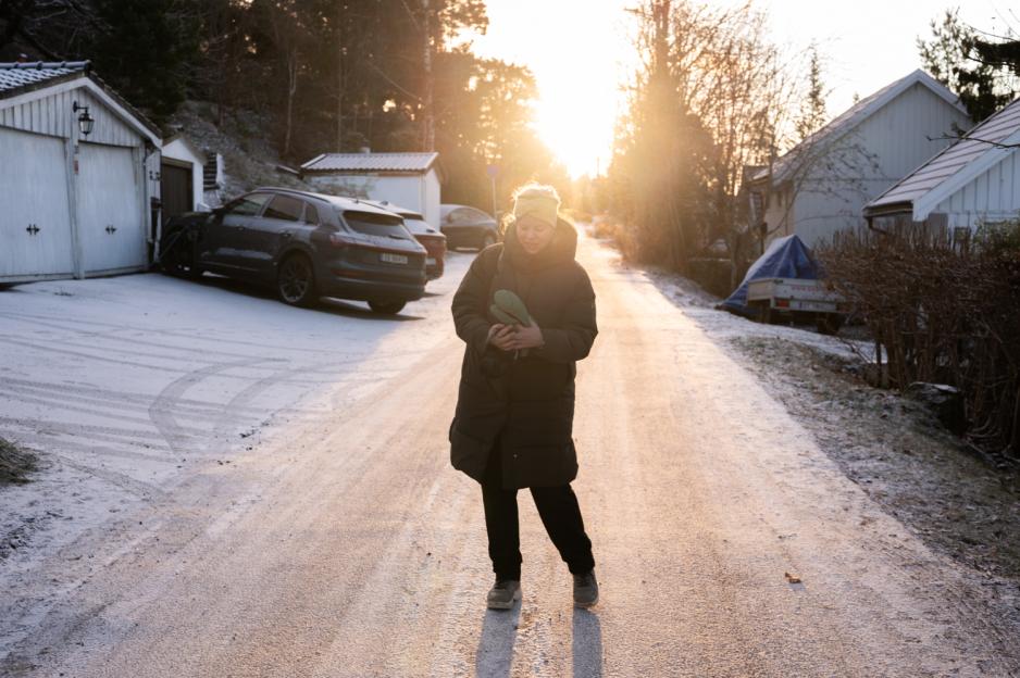 Christel Tangnes på Nordstrand
