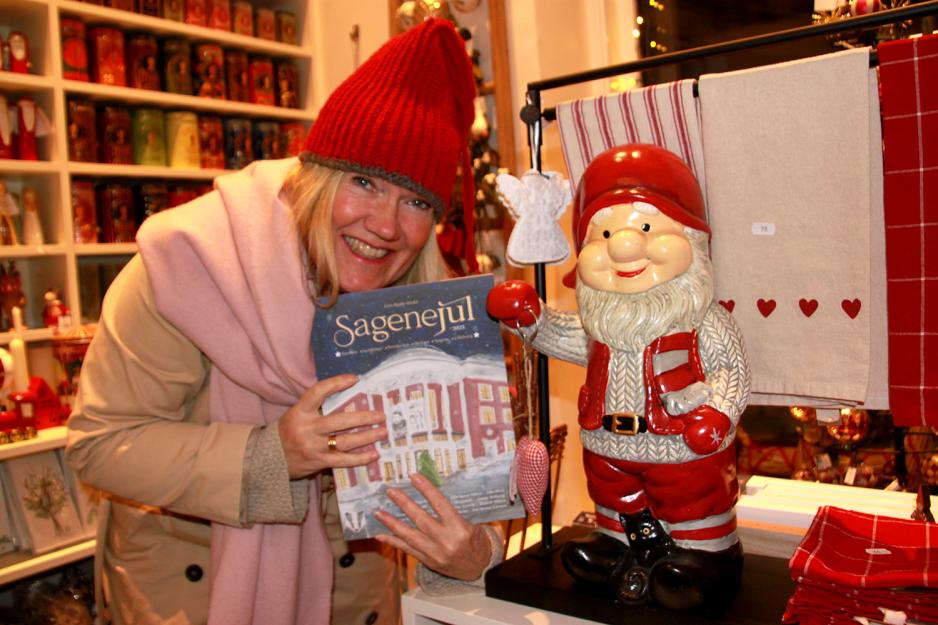 Gro Røde med sagenenisse-lua