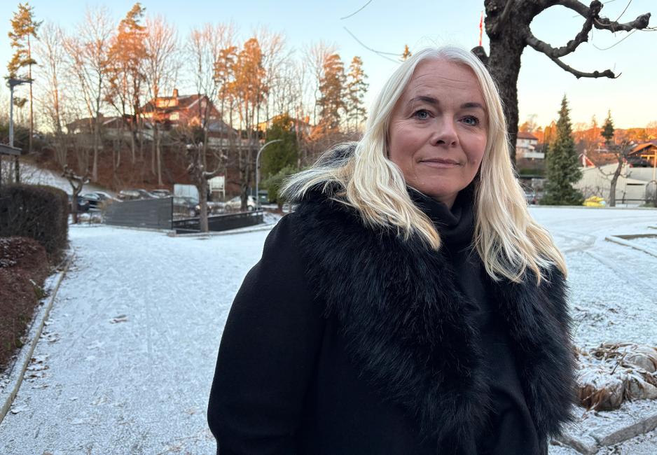 Kari Midtun bor på Ullern og forteller om hennes opplevelser ed det nye byggearbeidet.