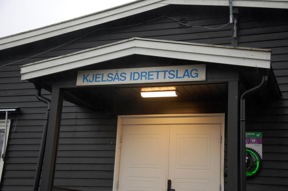 Kjelsås fotball sitt klubbhus forfra