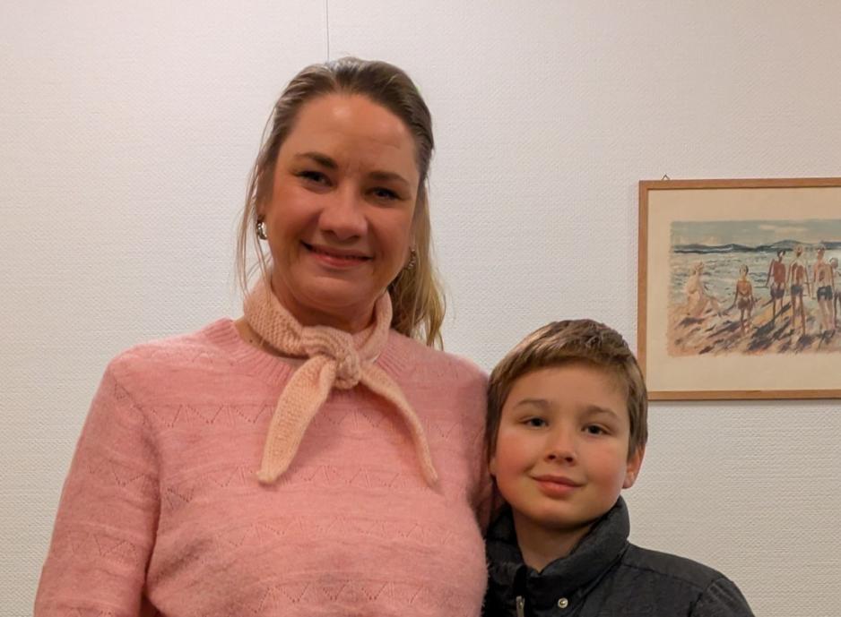 Bilde av Marthine og Lukas