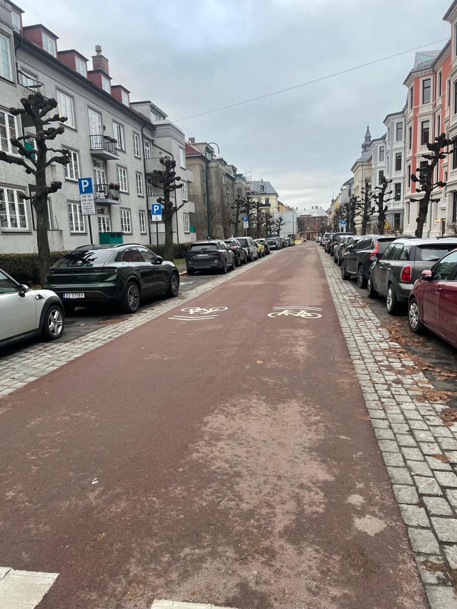 sykkelveien i løvenskioldsgate