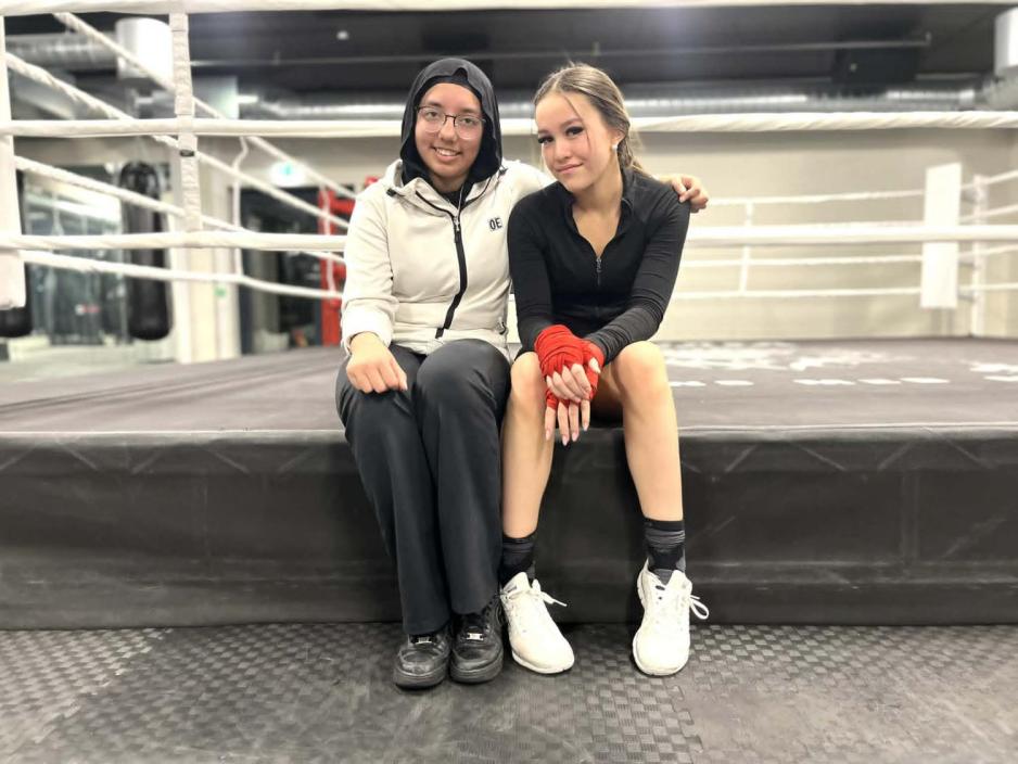 jenter, trening, venner, bosking