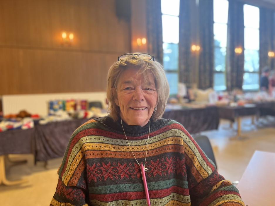 Portrett av Torill Tørres, medlem i Østensjø Janitsjar