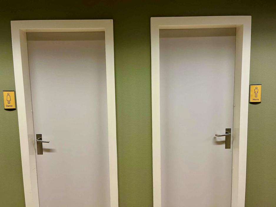 Toalettskilt OsloMet