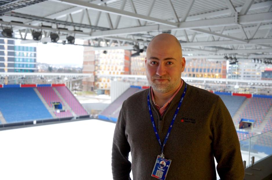 Ronnie Bergheim p&aring; Intility arena