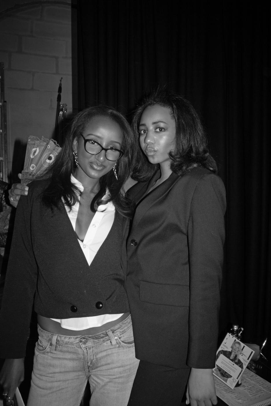 Milli sammen med stylisten hennes 