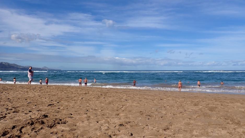 Strand p&aring; Gran Canaria
