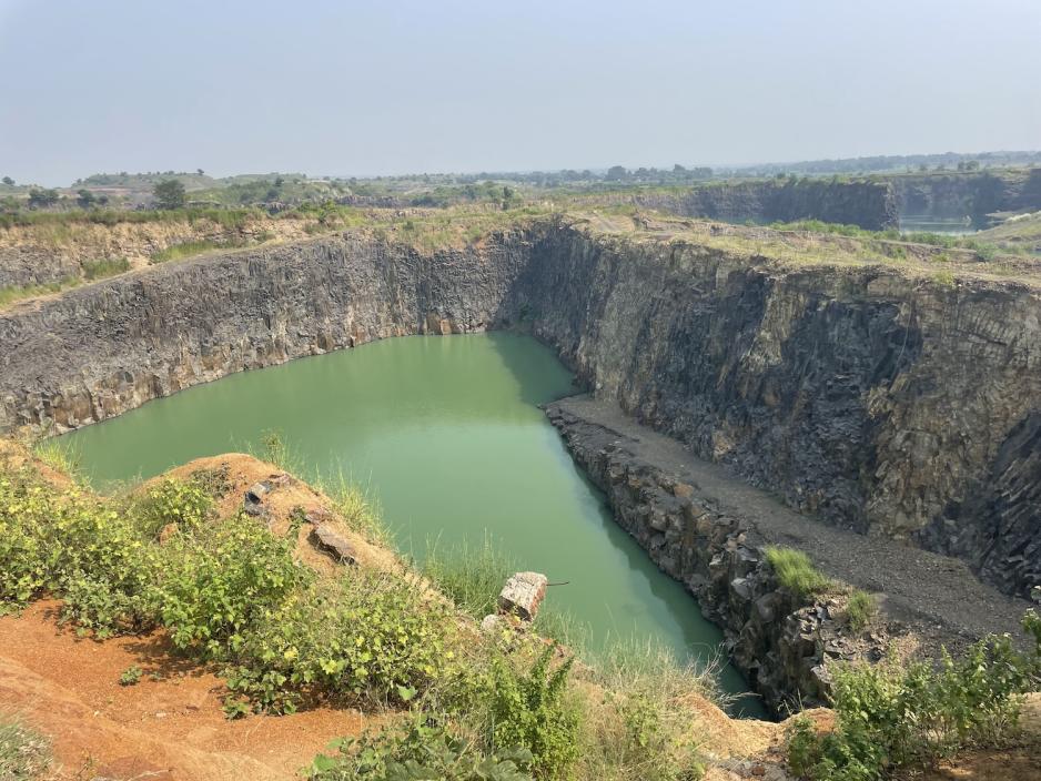 Et tidligere steinknuseverk.