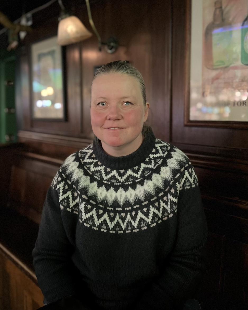 Stine Haug, eier av sportsbar O'reillys