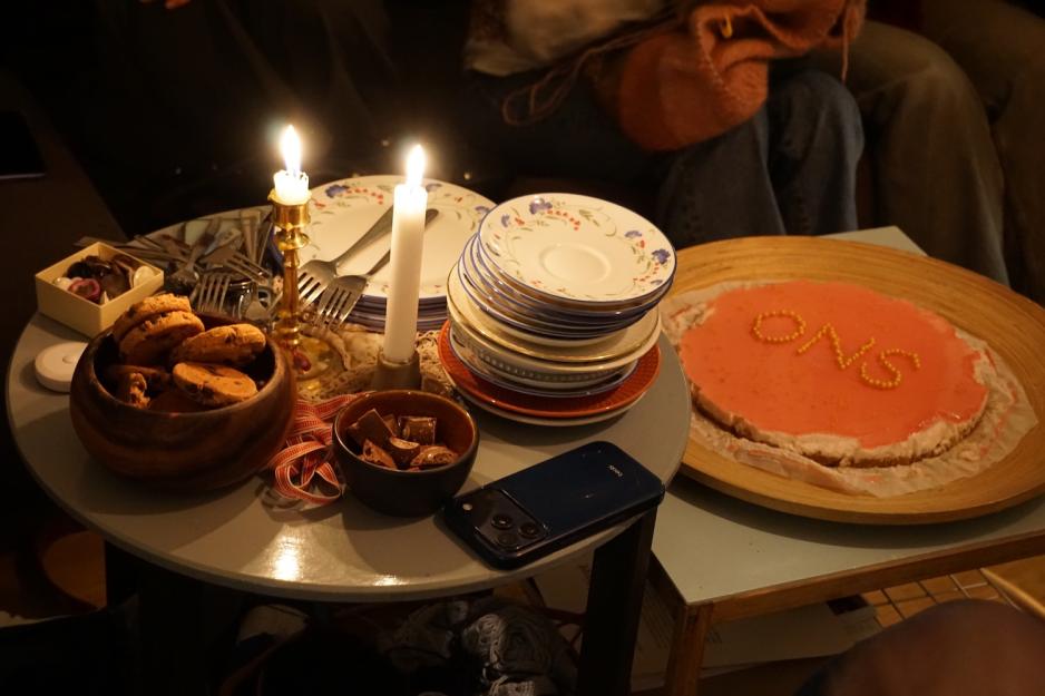 Kake laget av husflidskollektivet 