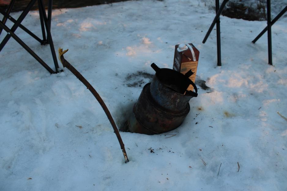 Primus og melk i skogen