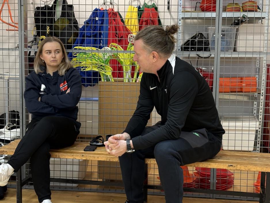 Rikke og Patric er begge godt etablerte i innebandymilj&oslash;et 