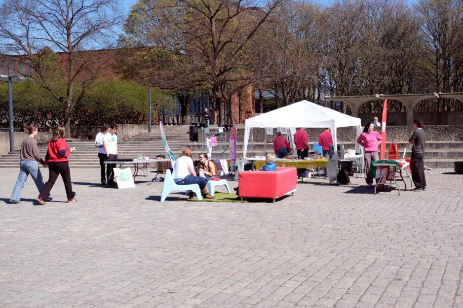 Valgbodene satt opp siste dag av valgkampen 