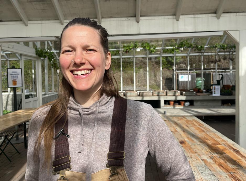 Hanne Rekve smiler til kameraet