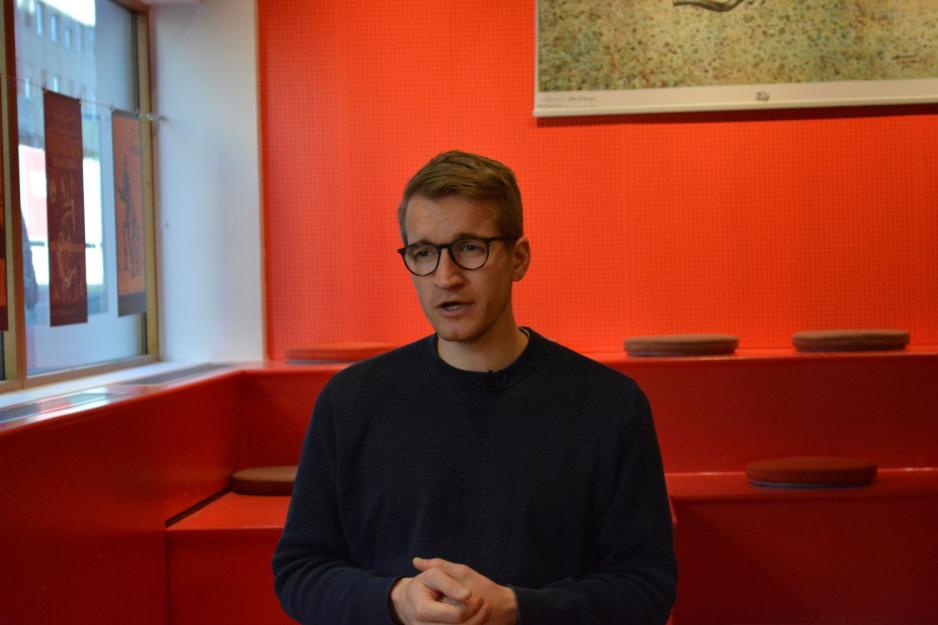 Sindre Hornnes p&aring; Folkets hj&oslash;rne.