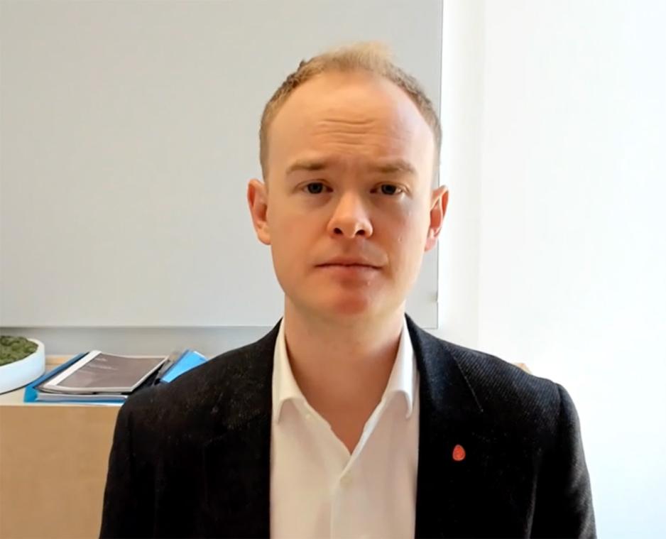 Kristoffer Hansen fra Zoom-samtale