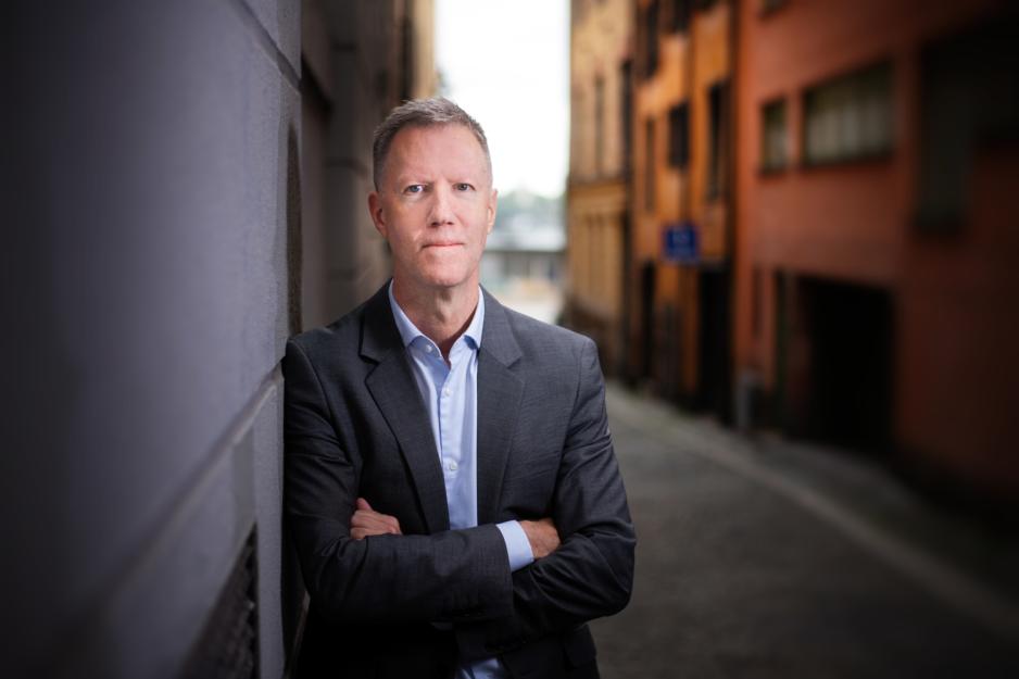 Portrett av Per Ewaldsson - svensk mekler