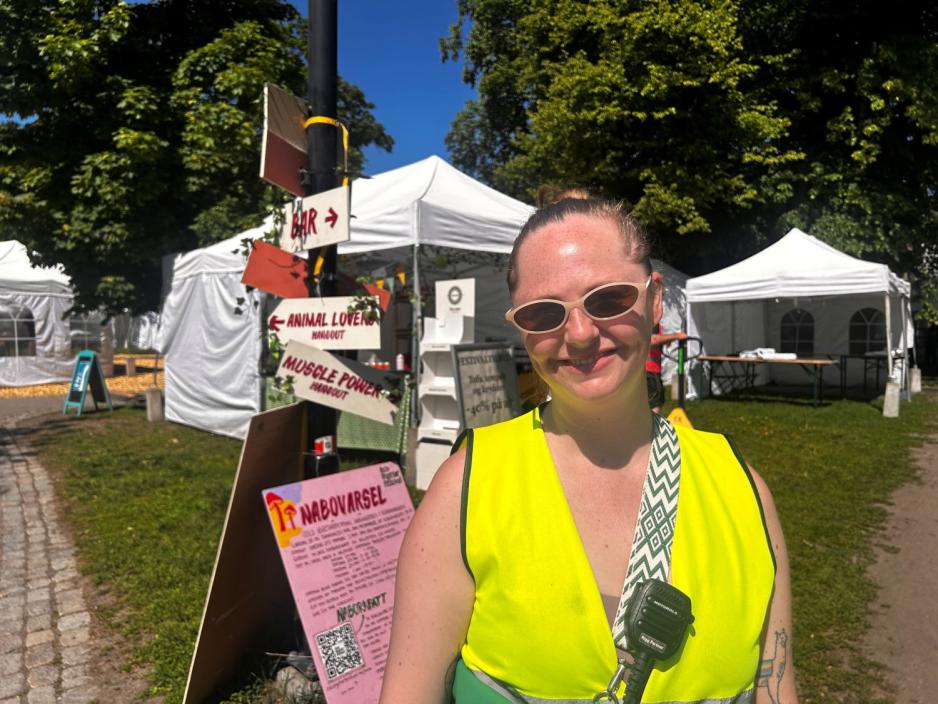 Hannah Paulsen fotografert p&aring; Oslo Vegetarfestival