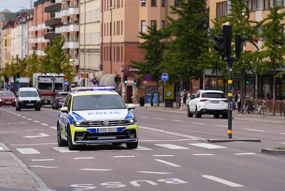 Svensk politibil